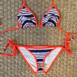 Joe Fresh // Neon striped string bikini